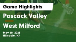 Pascack Valley  vs West Milford  Game Highlights - May 10, 2023