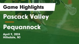 Pascack Valley  vs Pequannock  Game Highlights - April 9, 2024
