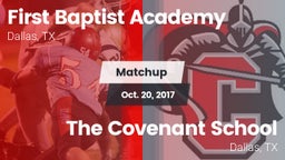 Matchup: First Baptist Academ vs. The Covenant School 2017