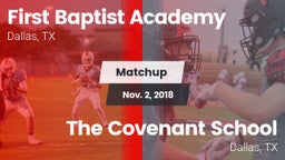 Matchup: First Baptist Academ vs. The Covenant School 2018