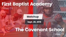 Matchup: First Baptist Academ vs. The Covenant School 2019