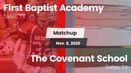 Matchup: First Baptist Academ vs. The Covenant School 2020