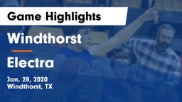 Windthorst  vs Electra  Game Highlights - Jan. 28, 2020