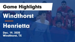 Windthorst  vs Henrietta  Game Highlights - Dec. 19, 2020