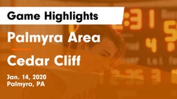 Palmyra Area  vs Cedar Cliff  Game Highlights - Jan. 14, 2020