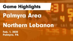 Palmyra Area  vs Northern Lebanon  Game Highlights - Feb. 1, 2020