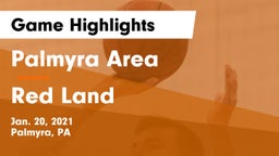Palmyra Area  vs Red Land  Game Highlights - Jan. 20, 2021