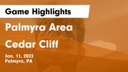 Palmyra Area  vs Cedar Cliff  Game Highlights - Jan. 11, 2022