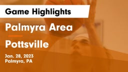 Palmyra Area  vs Pottsville  Game Highlights - Jan. 28, 2023