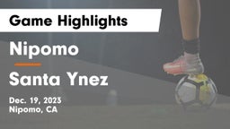 Nipomo  vs Santa Ynez  Game Highlights - Dec. 19, 2023