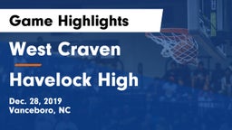 West Craven  vs Havelock High Game Highlights - Dec. 28, 2019