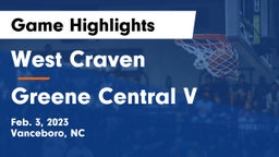 West Craven  vs Greene Central V Game Highlights - Feb. 3, 2023