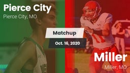 Matchup: Pierce City High vs. Miller  2020