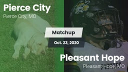 Matchup: Pierce City High vs. Pleasant Hope  2020
