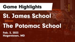 St. James School vs The Potomac School Game Highlights - Feb. 3, 2023