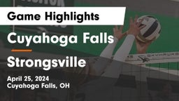 Cuyahoga Falls  vs Strongsville Game Highlights - April 25, 2024