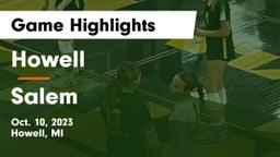 Howell  vs Salem Game Highlights - Oct. 10, 2023