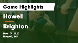 Howell  vs Brighton Game Highlights - Nov. 3, 2023