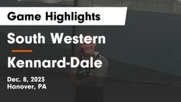 South Western  vs Kennard-Dale  Game Highlights - Dec. 8, 2023