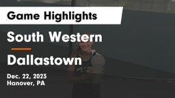 South Western  vs Dallastown  Game Highlights - Dec. 22, 2023