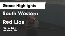 South Western  vs Red Lion  Game Highlights - Jan. 9, 2024