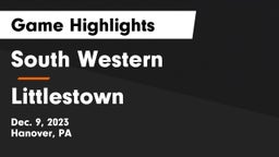 South Western  vs Littlestown  Game Highlights - Dec. 9, 2023