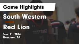 South Western  vs Red Lion  Game Highlights - Jan. 11, 2024