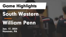 South Western  vs William Penn  Game Highlights - Jan. 17, 2024