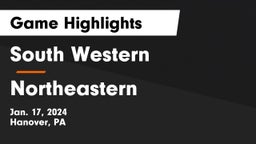 South Western  vs Northeastern  Game Highlights - Jan. 17, 2024