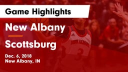 New Albany  vs Scottsburg  Game Highlights - Dec. 6, 2018