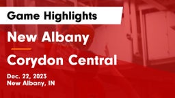New Albany  vs Corydon Central  Game Highlights - Dec. 22, 2023