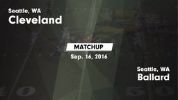 Matchup: Cleveland High vs. Ballard  2016