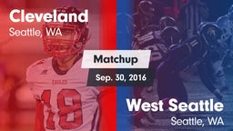 Matchup: Cleveland High vs. West Seattle  2016