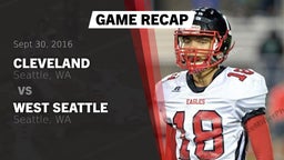 Recap: Cleveland  vs. West Seattle  2016