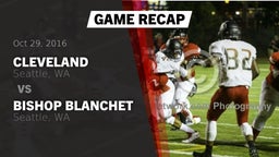 Recap: Cleveland  vs. Bishop Blanchet  2016