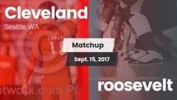 Matchup: Cleveland High vs. roosevelt 2017