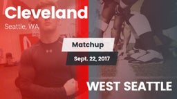Matchup: Cleveland High vs. WEST SEATTLE 2017