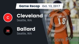 Recap: Cleveland  vs. Ballard  2017