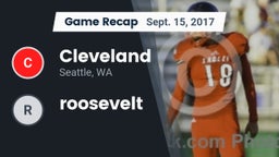 Recap: Cleveland  vs. roosevelt 2017