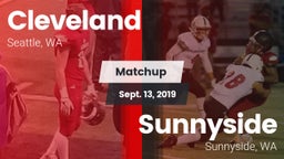Matchup: Cleveland High vs. Sunnyside  2019