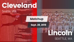 Matchup: Cleveland High vs. Lincoln   2019