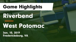 Riverbend  vs West Potomac  Game Highlights - Jan. 10, 2019