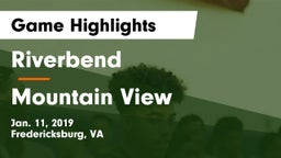 Riverbend  vs Mountain View  Game Highlights - Jan. 11, 2019