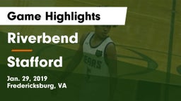 Riverbend  vs Stafford  Game Highlights - Jan. 29, 2019