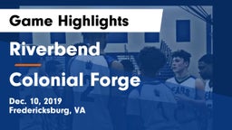 Riverbend  vs Colonial Forge Game Highlights - Dec. 10, 2019