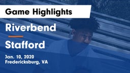 Riverbend  vs Stafford  Game Highlights - Jan. 10, 2020