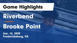 Riverbend  vs Brooke Point  Game Highlights - Jan. 14, 2020