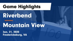 Riverbend  vs Mountain View Game Highlights - Jan. 21, 2020