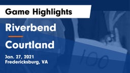 Riverbend  vs Courtland  Game Highlights - Jan. 27, 2021