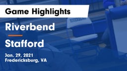 Riverbend  vs Stafford  Game Highlights - Jan. 29, 2021